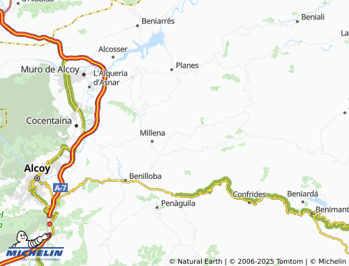 Carte MICHELIN Balones - ViaMichelin