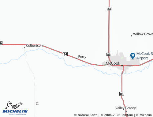 Carte MICHELIN Perry - ViaMichelin