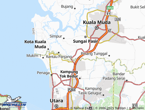 MICHELIN-Landkarte Kampung Tikam Batu Tiga - ViaMichelin