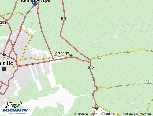 Mapa MICHELIN Abraham Cepeda - ViaMichelin