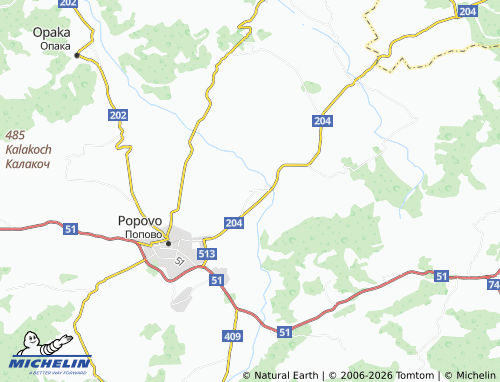 Mappa MICHELIN Kardam - ViaMichelin