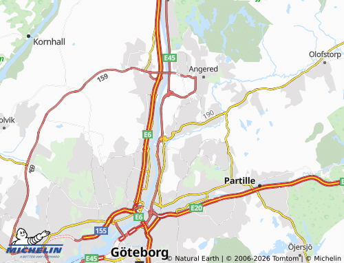 Carte MICHELIN Hjällbo - ViaMichelin