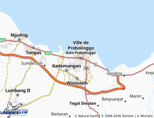 Mapa MICHELIN Tisnonegaran - ViaMichelin