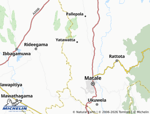 Mappa MICHELIN Madadeniya - ViaMichelin