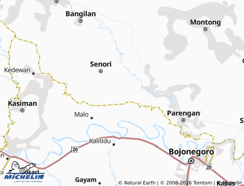 MICHELIN Katerban map - ViaMichelin