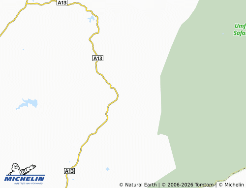 Mappa MICHELIN Madziwa Mine - ViaMichelin