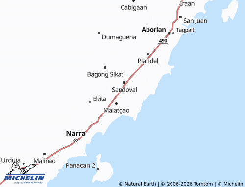 MICHELIN Tinagong Dagat map - ViaMichelin