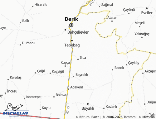 Mappa MICHELIN Ilıca - ViaMichelin