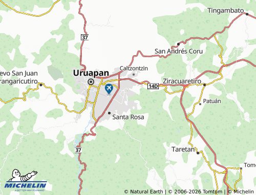 Mapa MICHELIN Los Miradores - ViaMichelin