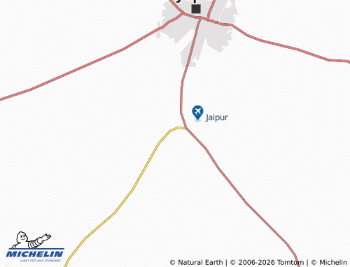 MICHELIN Sanganer map - ViaMichelin