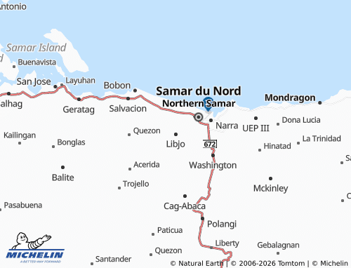 Mapa MICHELIN Libjo - ViaMichelin
