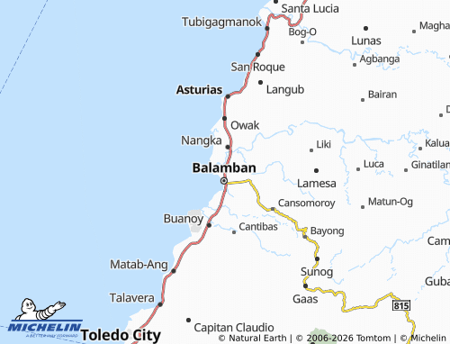 MICHELIN Poblacion map - ViaMichelin