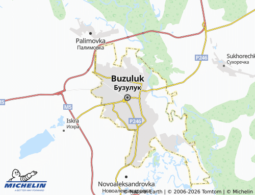MICHELIN-Landkarte Buzuluk - ViaMichelin