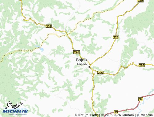 Carte MICHELIN Crkvice - ViaMichelin