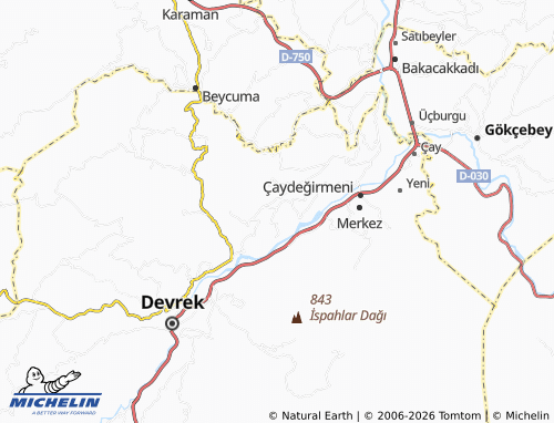 Mappa MICHELIN Yazıcıoğlu - ViaMichelin
