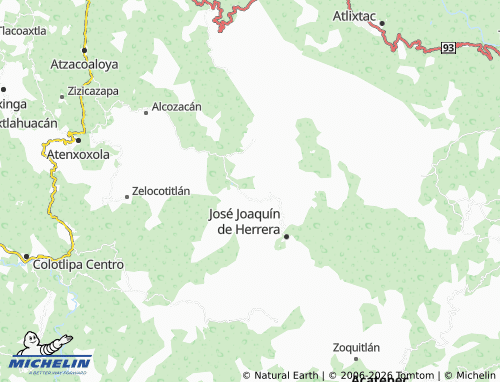 Mappa MICHELIN Piedra Colorada - ViaMichelin