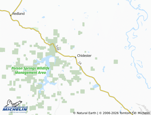 Mappa MICHELIN Chidester - ViaMichelin