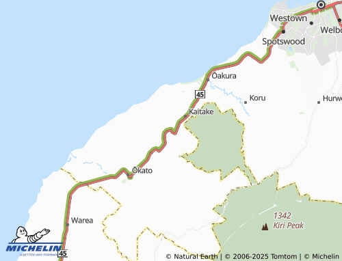 MICHELIN Tataraimaka map - ViaMichelin