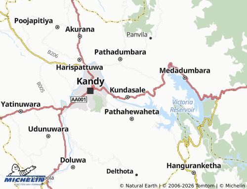 MICHELIN Galmaduwa map - ViaMichelin