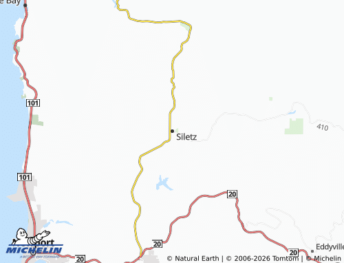 Carte MICHELIN Siletz - ViaMichelin