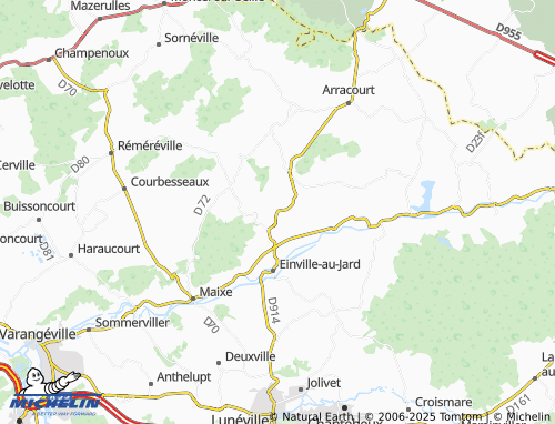 Carte MICHELIN Valhey - ViaMichelin