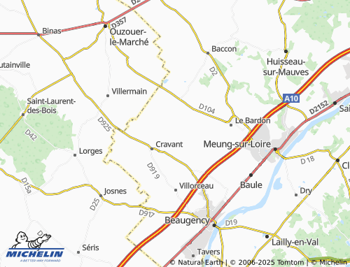 MICHELIN Rilly map - ViaMichelin