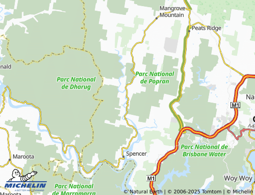 MICHELIN Greengrove map - ViaMichelin