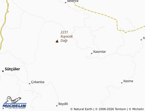 Mapa MICHELIN Bucakdere - ViaMichelin