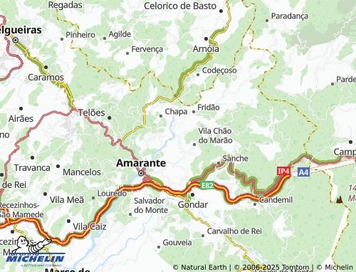 MICHELIN Quinta do Rio map - ViaMichelin