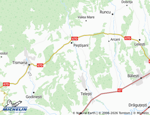 Mapa MICHELIN Hobița - ViaMichelin