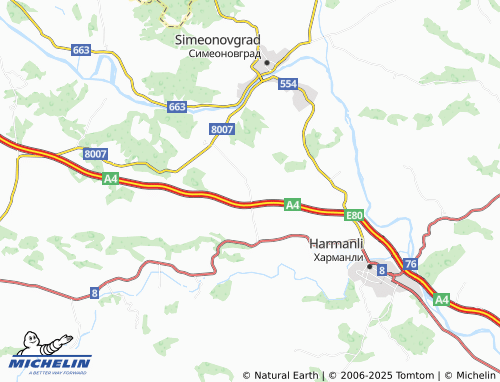 MICHELIN Polyanovo map - ViaMichelin