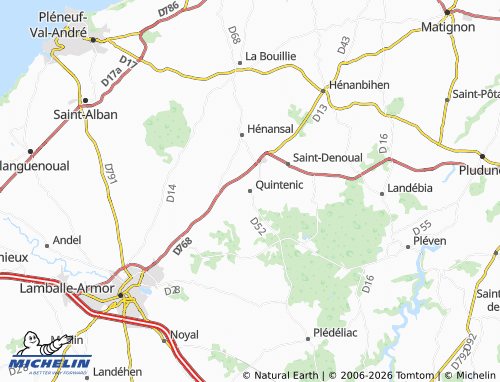 Mappa MICHELIN Quintenic - ViaMichelin