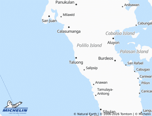 MICHELIN Taluong map - ViaMichelin
