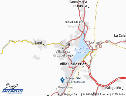MICHELIN Villa Santa Cruz del Lago map - ViaMichelin