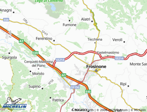 MICHELIN Roana map - ViaMichelin