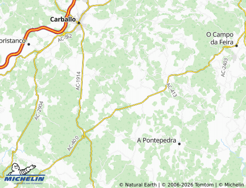 MICHELIN Calvos map - ViaMichelin