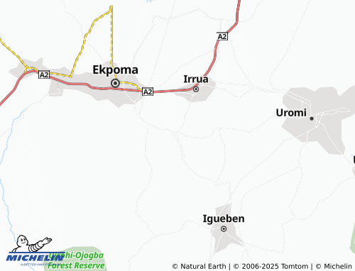 MICHELIN Opoji map - ViaMichelin