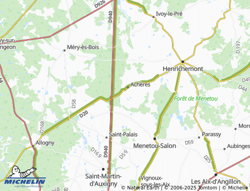 MICHELIN La Fogué map - ViaMichelin
