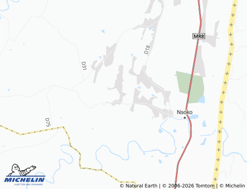 MICHELIN Ntambo map - ViaMichelin