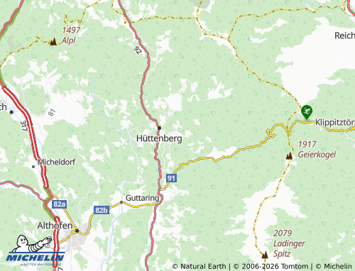 MICHELIN Knappenberg map - ViaMichelin