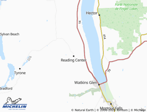 Mappa MICHELIN Reading Center - ViaMichelin
