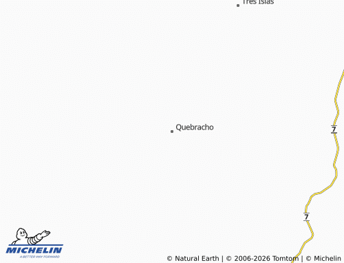 MICHELIN Quebracho map - ViaMichelin