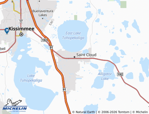 Mapa MICHELIN Saint Cloud - ViaMichelin