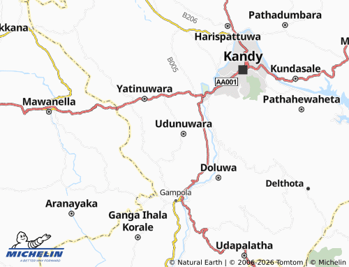 Mappa MICHELIN Aravuwawala - ViaMichelin