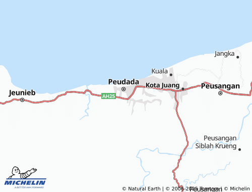 MICHELIN Desa Pulo Lawang map - ViaMichelin