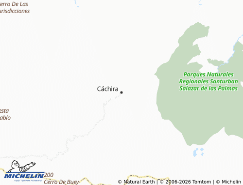 Mapa MICHELIN Cáchira - ViaMichelin