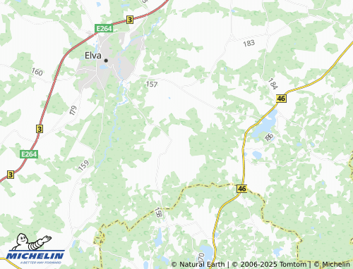 MICHELIN Etsaste map - ViaMichelin