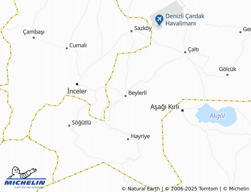 MICHELIN Beylerli map - ViaMichelin