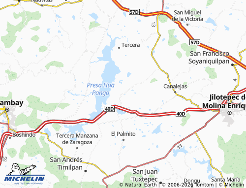 MICHELIN Huapango map - ViaMichelin