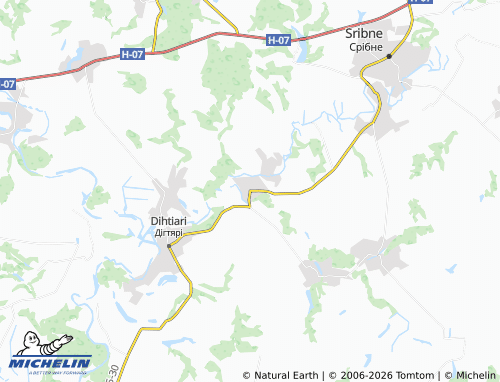 Mappa MICHELIN Hurbyntsi - ViaMichelin
